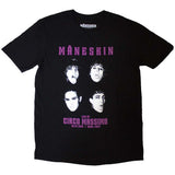 Maneskin T Shirt - Live At Circo Massimo 2022 Faces
