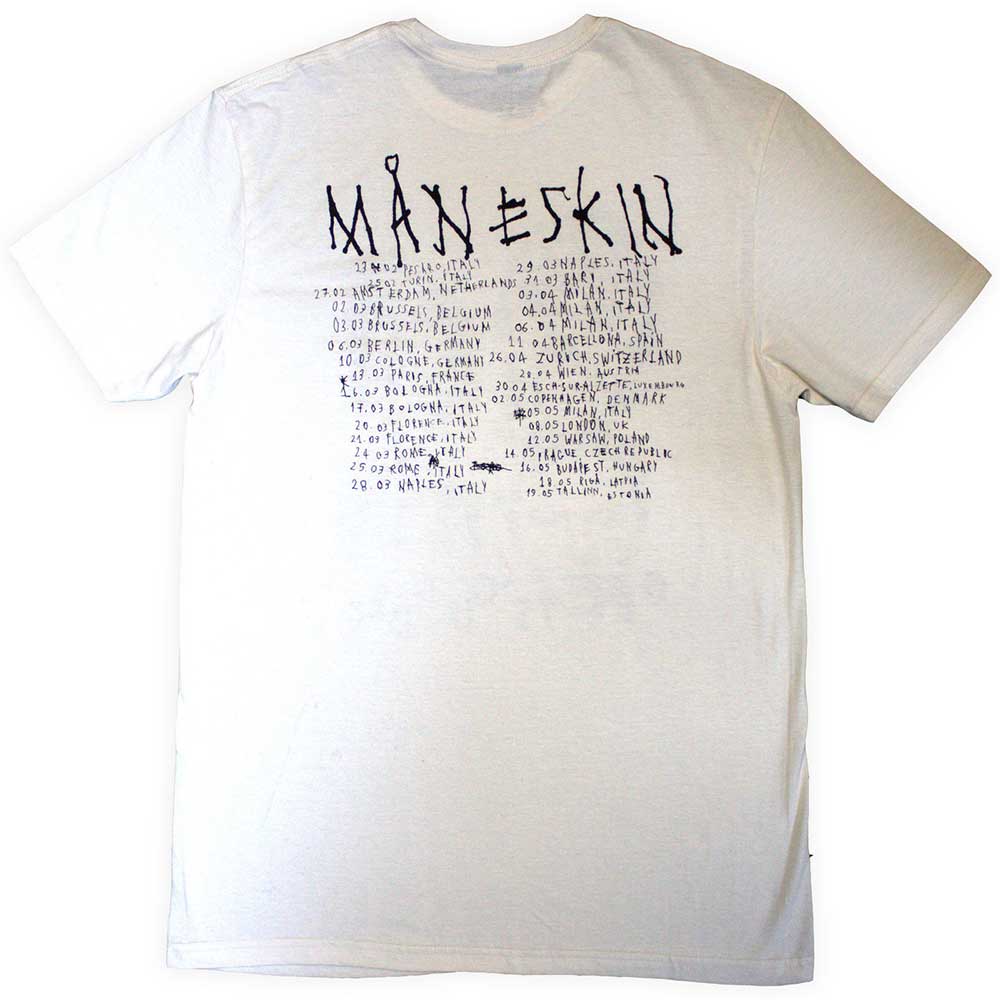 Maneskin T Shirt - Loud Kids European Tour '23