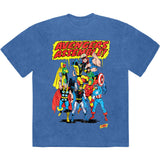 Marvel Comics T Shirt - Avengers Assemble Retro Stone Wash | Buy Now For 24.99