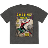 Marvel Comics T Shirt - Spider-Man Amazing Fantasy Stone Wash | Buy Now For 24.99
