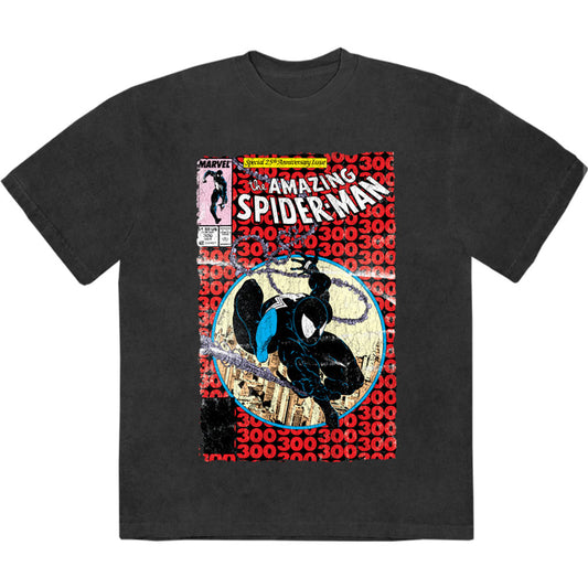 Marvel Comics T Shirt - Amazing Spider-Man 25Th Anni Stone Wash | Buy Now For 24.99