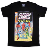 Marvel Comics T Shirt - Captain America & Falcon Comic Cover