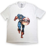 Marvel Comics T Shirt - Captain America Running