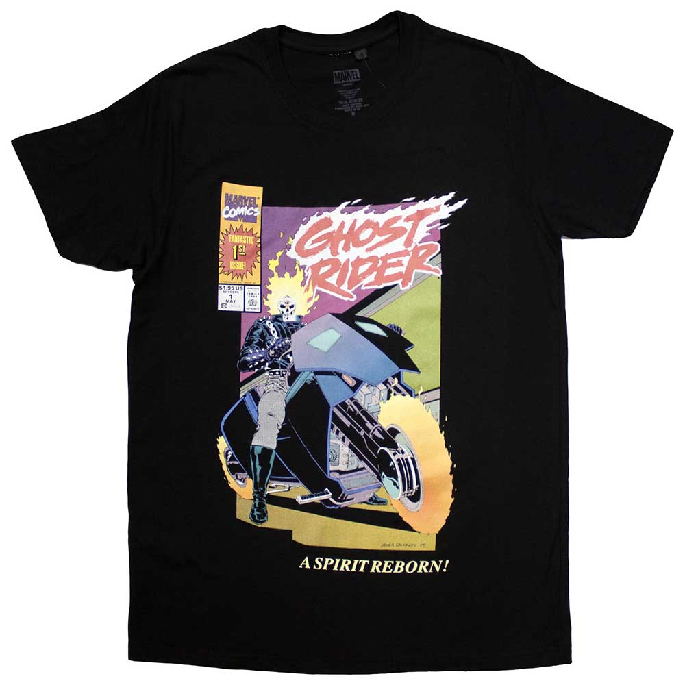 Marvel Comics T Shirt - Ghost Rider Spirit Reborn Comic Cover