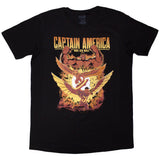 Marvel Comics T Shirt - Capt. America Brave New World Explosion | Buy Now For 19.99