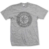 Marvel Comics T Shirt - Captain Marvel Grey Circle