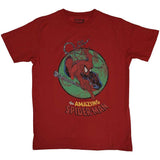 Marvel Comics T Shirt - Spiderman Shooting Webs