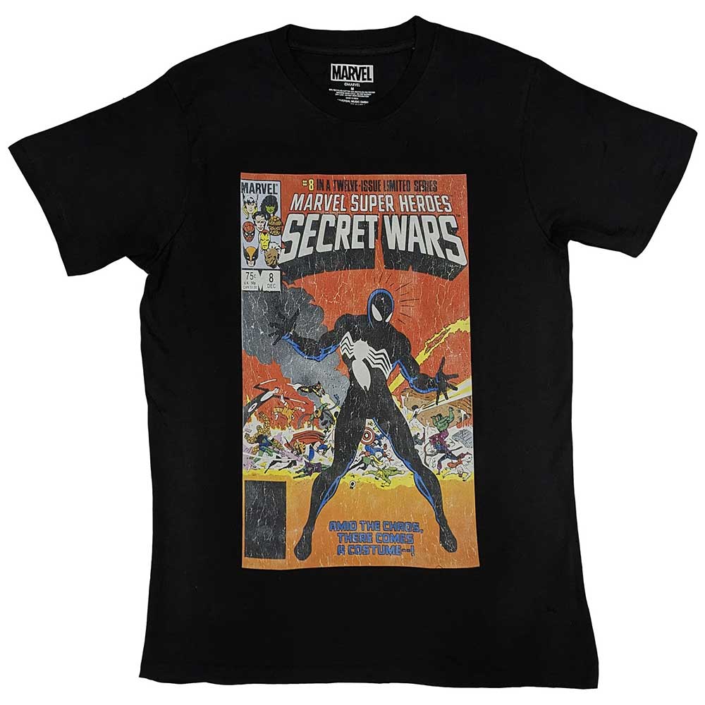 Marvel Comics T Shirt - Spiderman Secret Wars