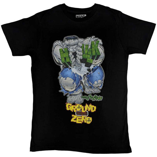 Marvel Comics T Shirt - Hulk Ground Zero