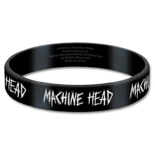 Machine Head Wrist Bands - Rubber Gummy - Logo