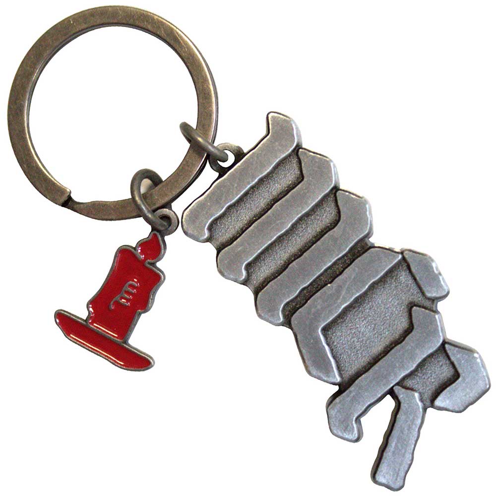 My Chemical Romance Metal Items Standard Keychains - MCR Logo Candle Charm