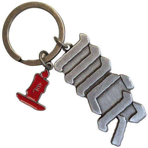 My Chemical Romance Metal Items Standard Keychains - MCR Logo Candle Charm
