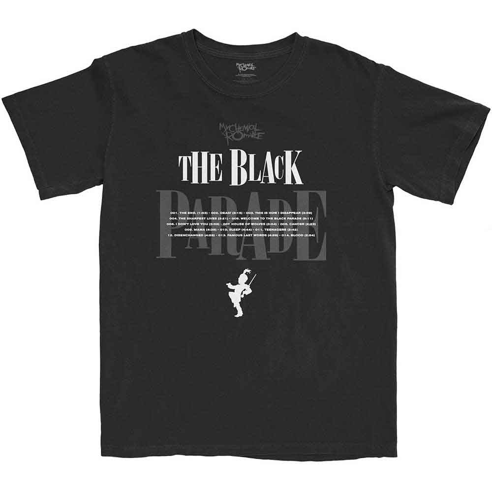My Chemical Romance T Shirt - Track Listing