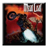 Meat Loaf Fridge Magnets - Distress Happy Face Blocks | Buy Now For 9.99