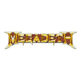 Megadeth Pin Badge - Gold Logo