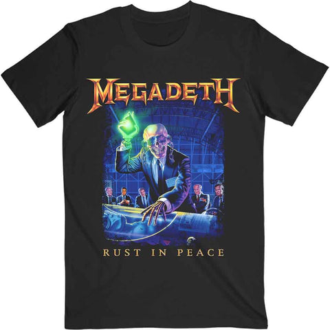 Megadeth T Shirt - Rust In Peace Tracklist