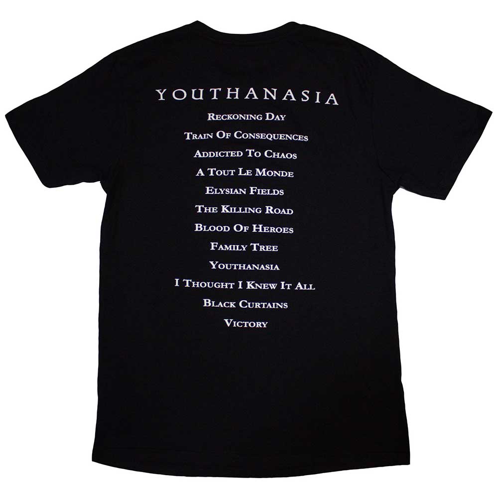 Megadeth T Shirt - Youthanasia Tracklist