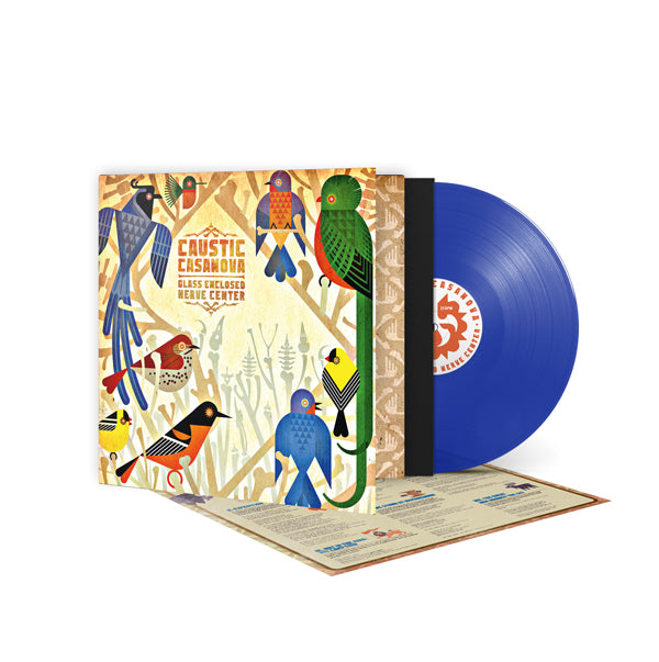 Caustic Casanova LP - Glass Enclosed Nerve Center (Blue Vinyl) | Buy Now For 61.99