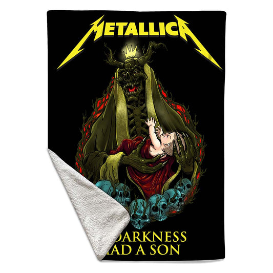 Rocksax Metallica Blanket - If Darkness Had A Son  | Buy Now From £39.99