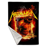Rocksax Metallica Blanket - Jump In The Fire  | Buy Now From £39.99