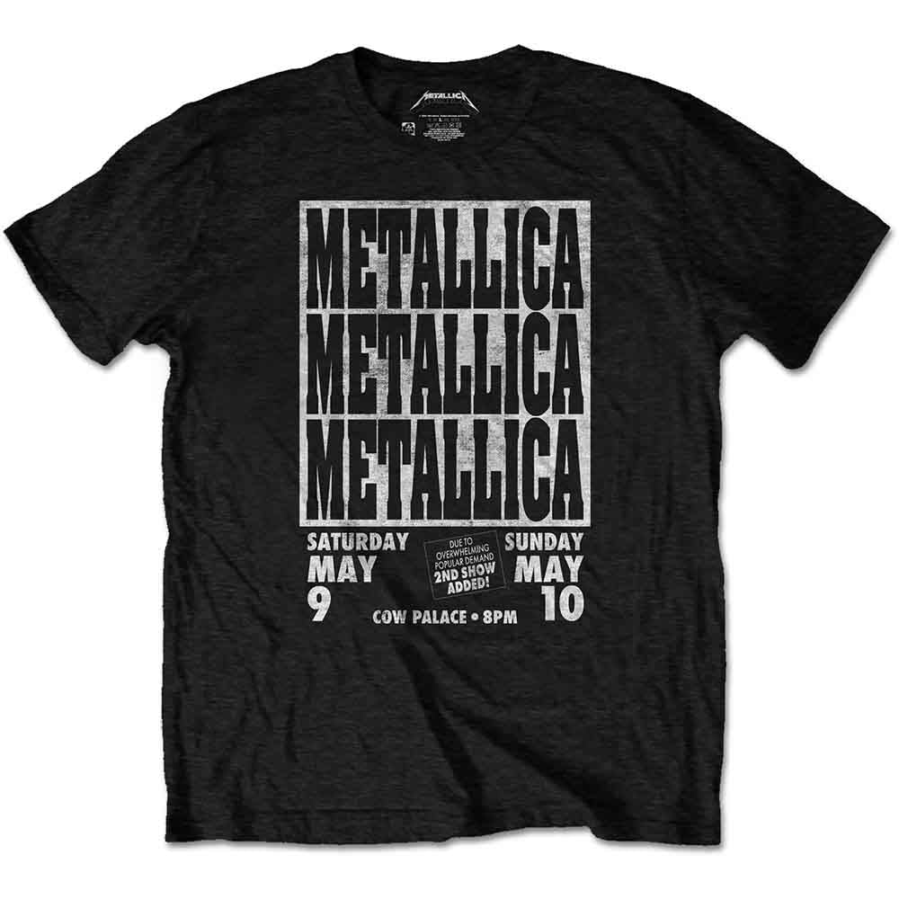 Metallica T Shirt - Cow Palace