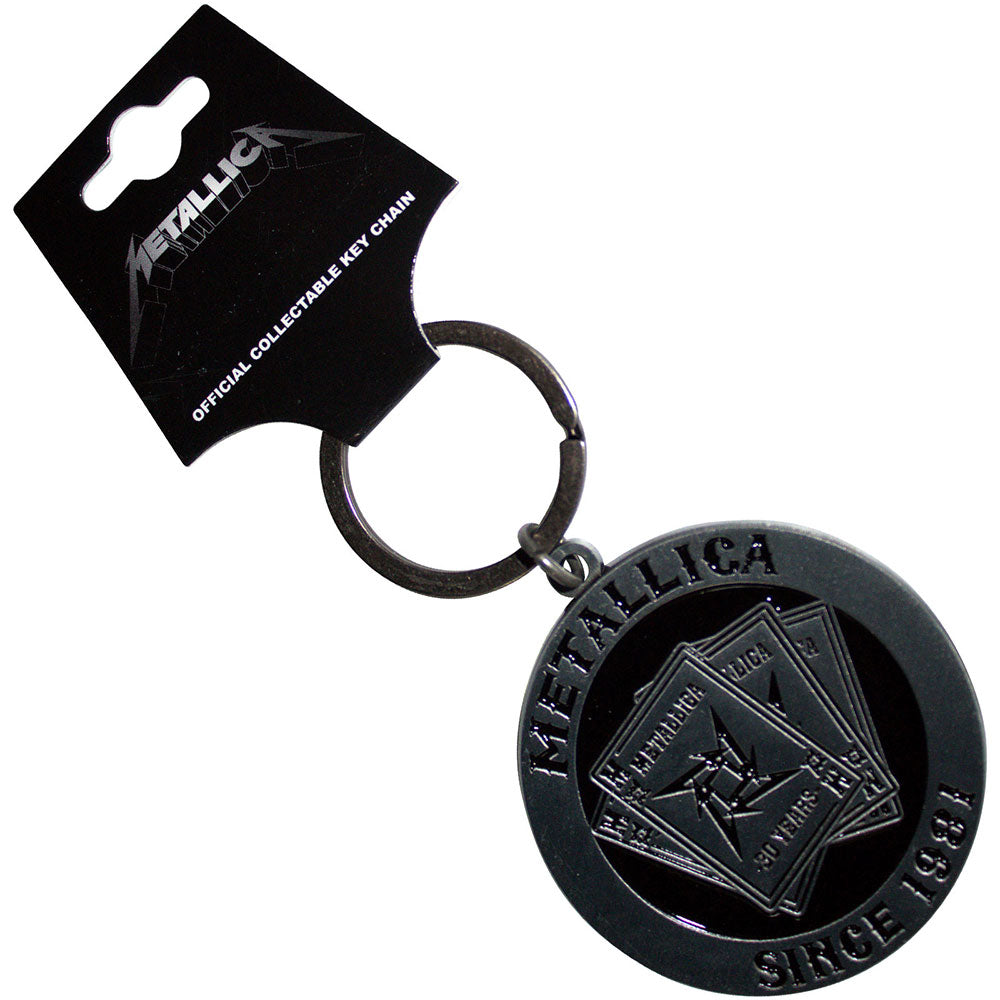 Metallica Standard Keychains - 30th Anniversary Playing Card