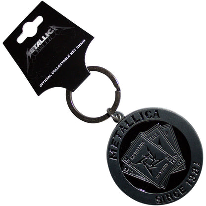 Metallica Standard Keychains - 30th Anniversary Playing Card