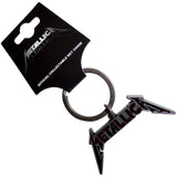 Metallica Standard Keychains - Deep Red Logo