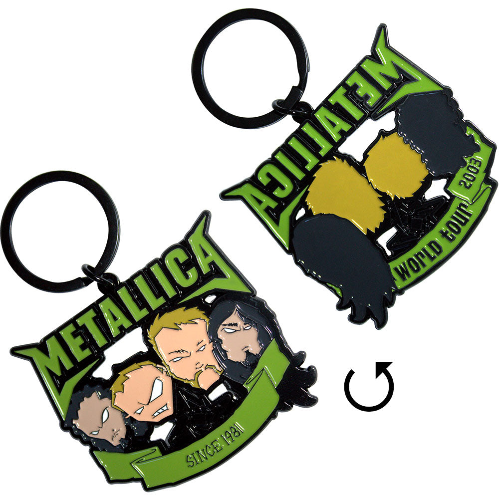 Metallica Standard Keychains - Since 1981 Heads