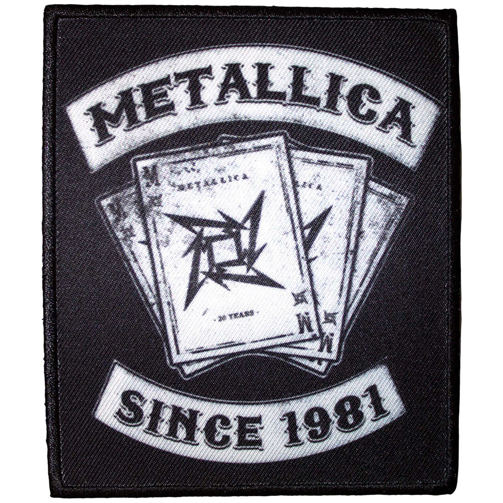Metallica Patches - Iron On - 30th Anniversary Playing Card