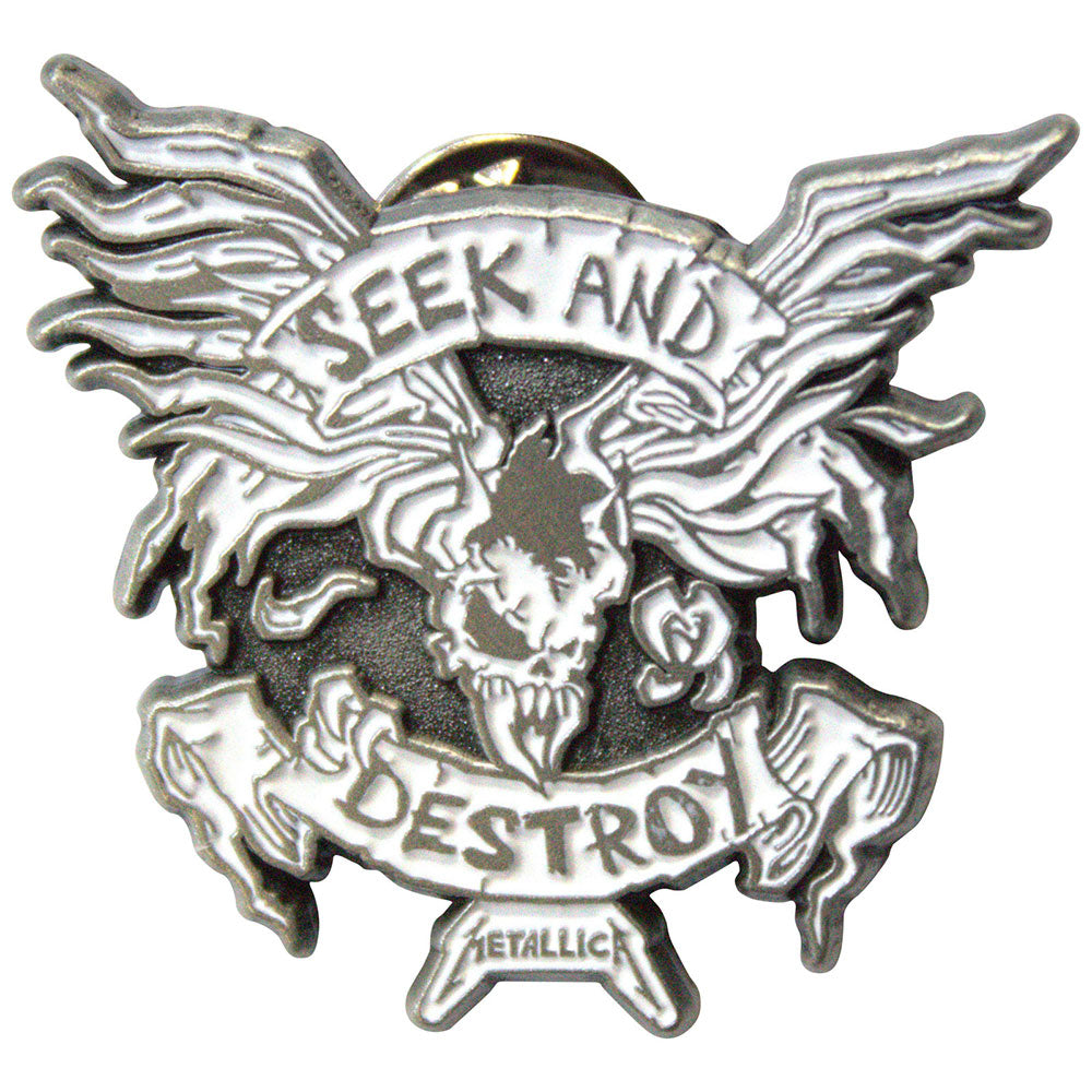 Metallica Pin - Badge - Seek & Destroy