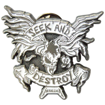 Metallica Pin - Badge - Seek & Destroy