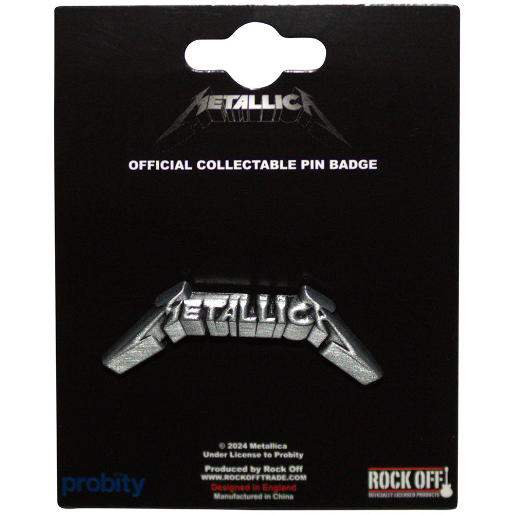 Metallica Pin - Badge - 3D Logo