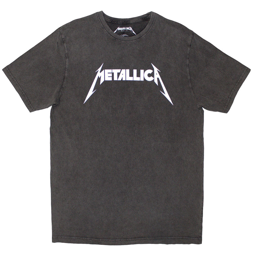 Metallica T Shirt - Logo Stone Wash | Buy Now For 24.99