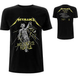 Metallica T Shirt - And Justice For All Tracks