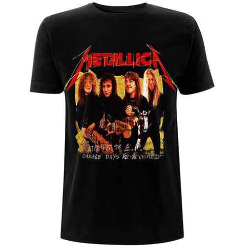 Metallica T Shirt - Garage Photo Yellow