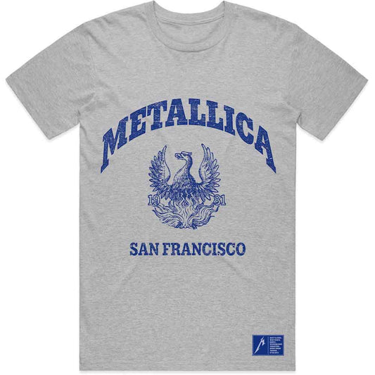 Metallica T Shirt - College Crest | Buy Now For 24.99