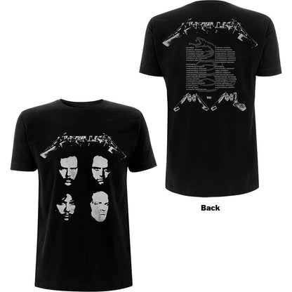 Metallica T Shirt - 4 Faces | Buy Now For 24.99
