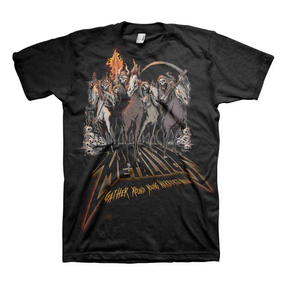 Metallica T Shirt - 40th Anniversary Horsemen