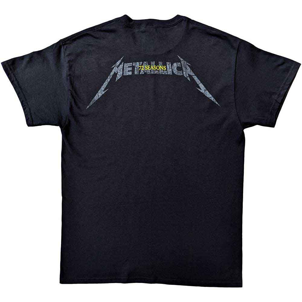 Metallica T Shirt - 72 Seasons Charred Logo