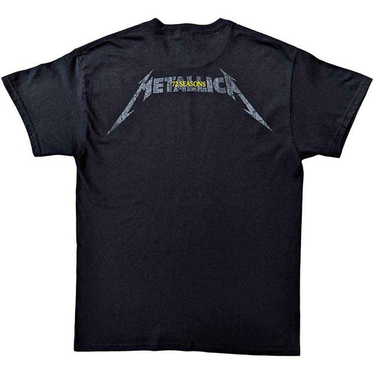 Metallica T Shirt - 72 Seasons Charred Logo