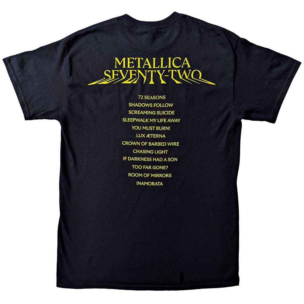 Metallica T Shirt - 72 Seasons Squared Cover