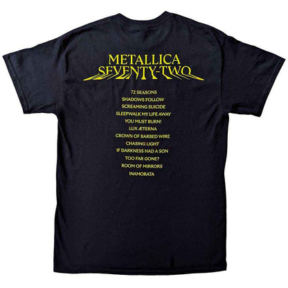 Metallica T Shirt - 72 Seasons Squared Cover