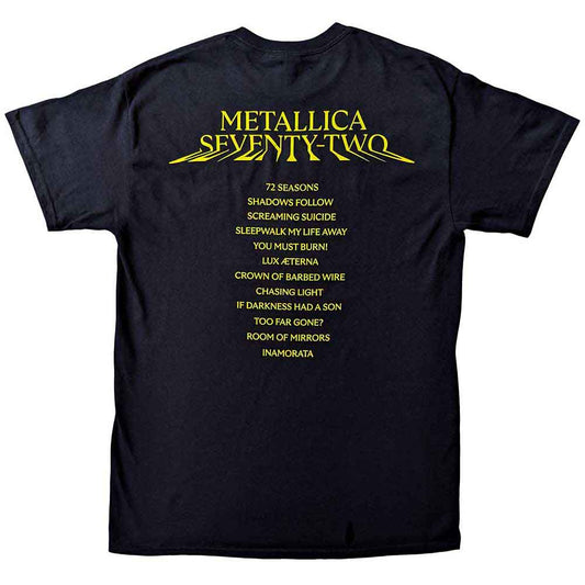 Metallica T Shirt - 72 Seasons Squared Cover