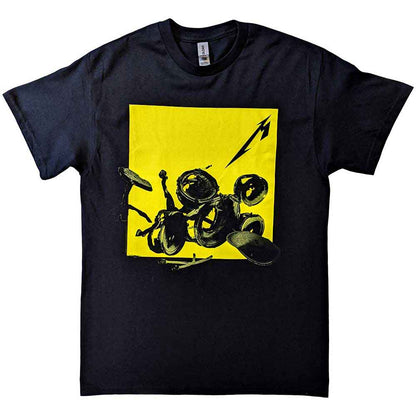 Metallica T Shirt - 72 Seasons Broken/Burnt Drums