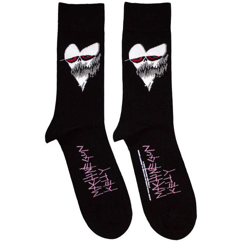 Machine Gun Kelly Ankle Socks - Heart Face