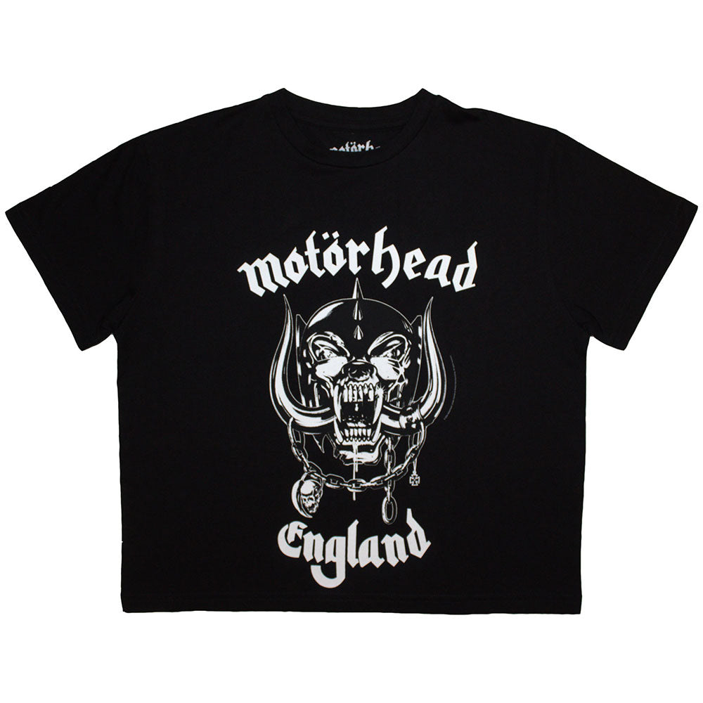 Motorhead Women's Crop Top - England | Buy Now For 24.99