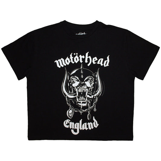 Motorhead Women's Crop Top - England | Buy Now For 24.99