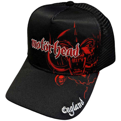 Motorhead Baseball Caps - England Red Warpig