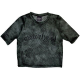 Motorhead Women's Mesh Short Sleeve Crop Top - Logo